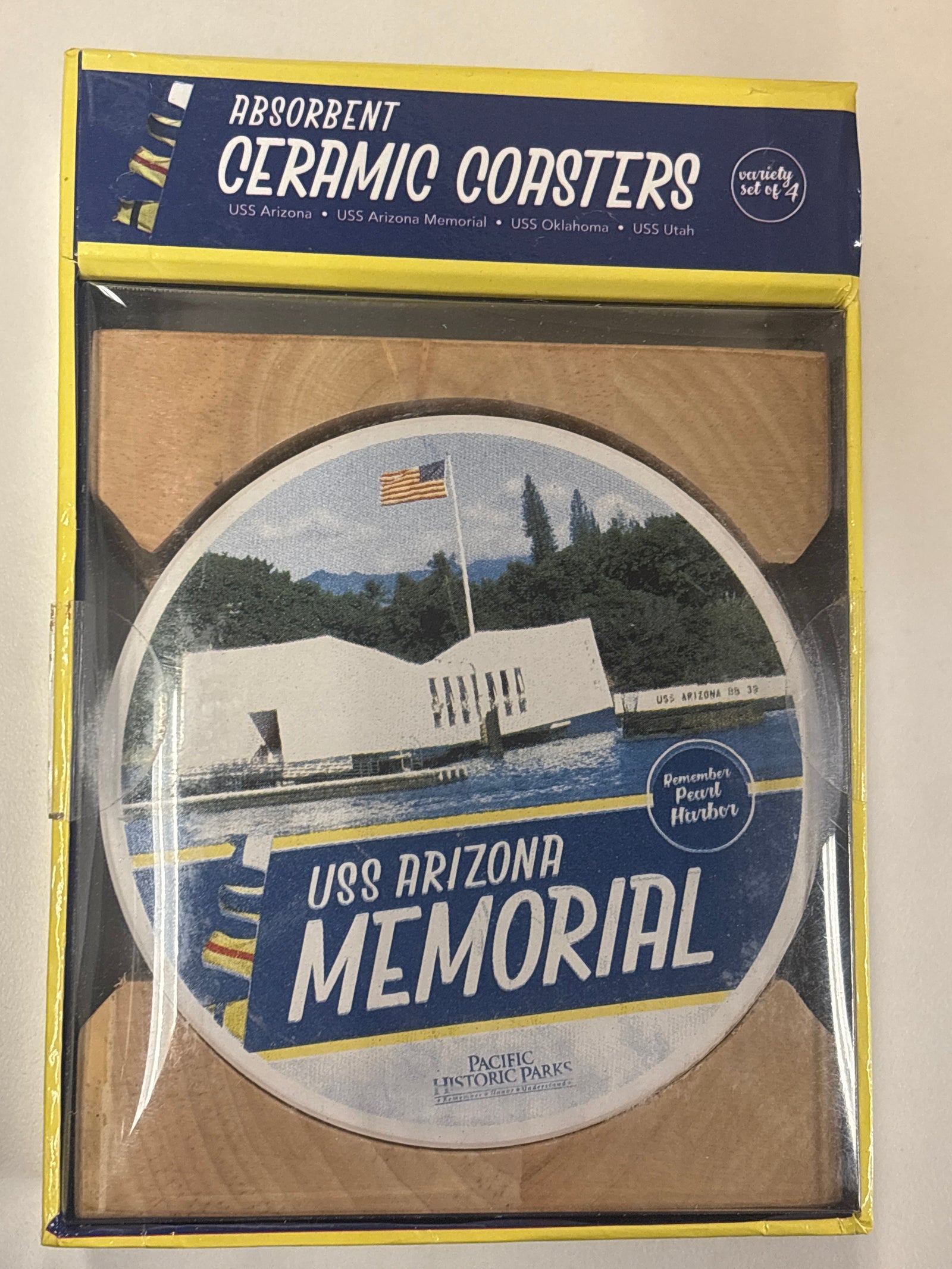 USS Arizona Ceramic Coaster Set