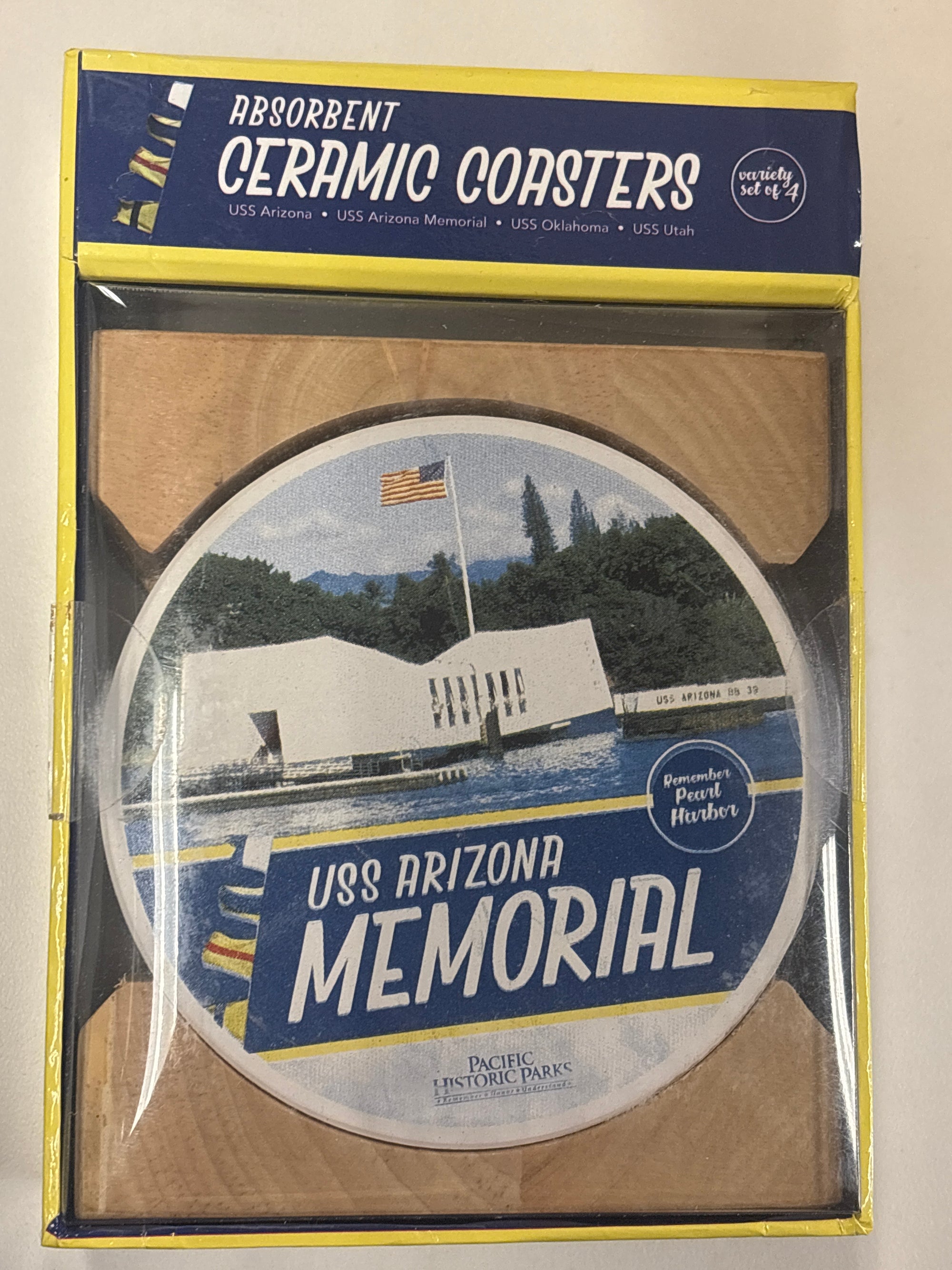 USS Arizona Ceramic Coaster Set