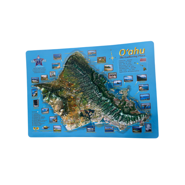 3D O&#39;ahu Map