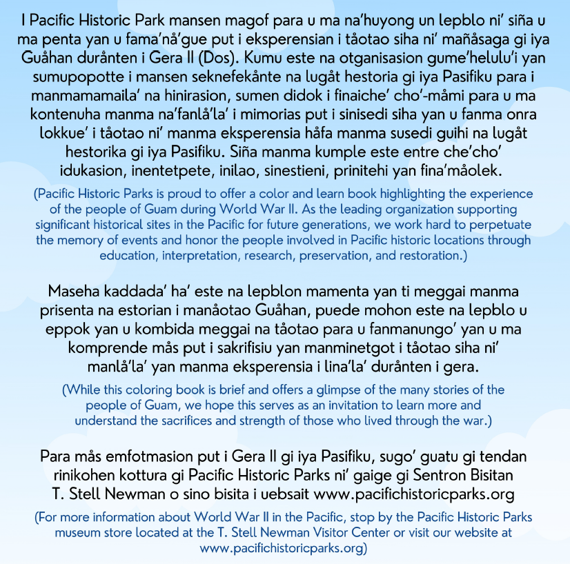 Guam: A Time of War Color &amp; Learn