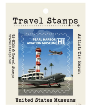 Pearl Harbor Aviation Museum Travel Stamp