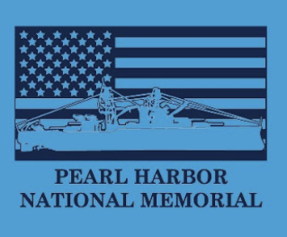 Pearl Harbor National Memorial Kids Tee Blue