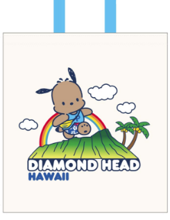 Pochacco Diamond Head Rainbow Tote Bag