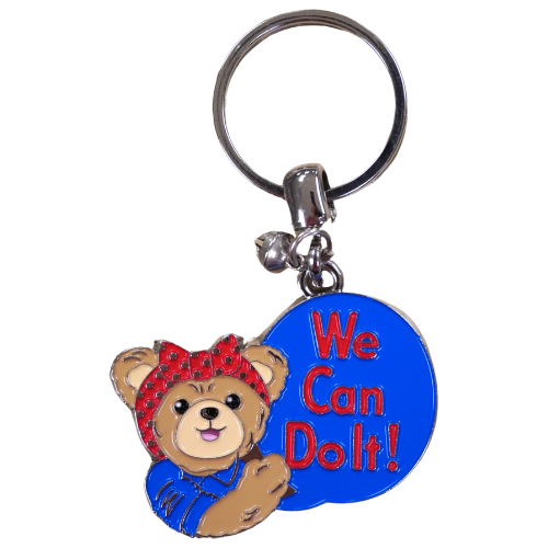 ROSIE BEAR BLUE WCDI KEYCH