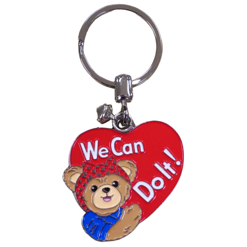 ROSIE BEAR HEART WCDI KEYCH
