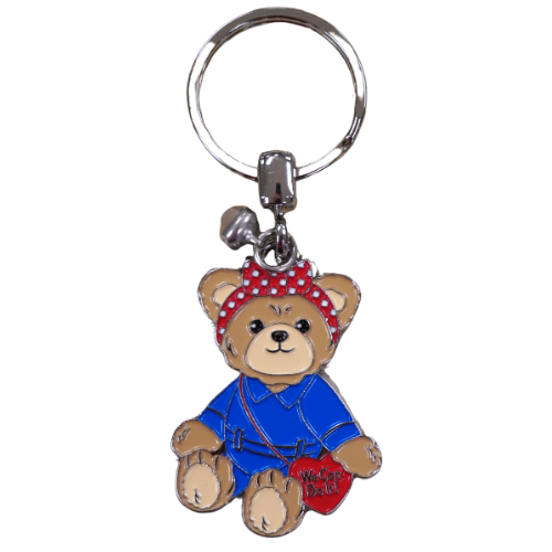 ROSIE BEAR W/CROSSBODY KEYCH
