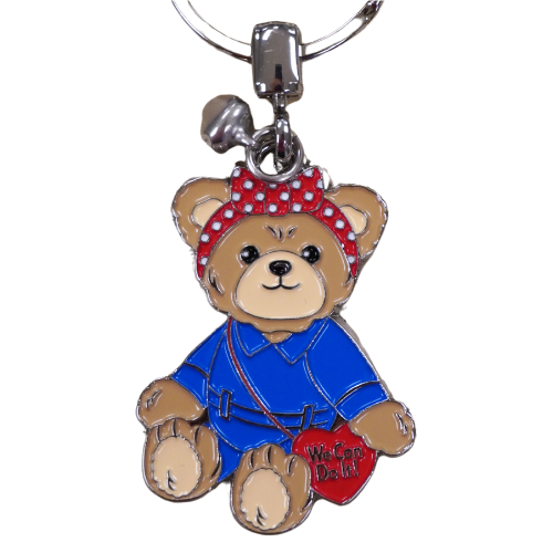 ROSIE BEAR W/CROSSBODY KEYCH