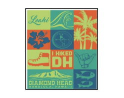 Retro Diamond Head Magnet