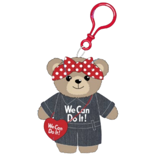 Rosie Bear 4" Plush Keychain
