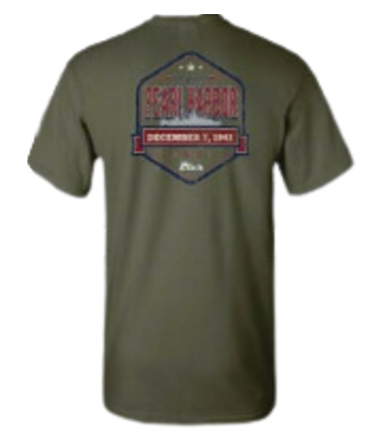 83RD MENS MILGRN SHIELD TEE