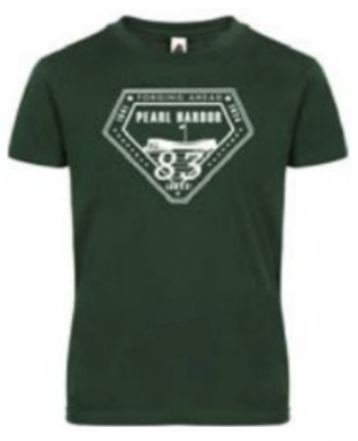 83RD KIDS GREEN LOGO TEE