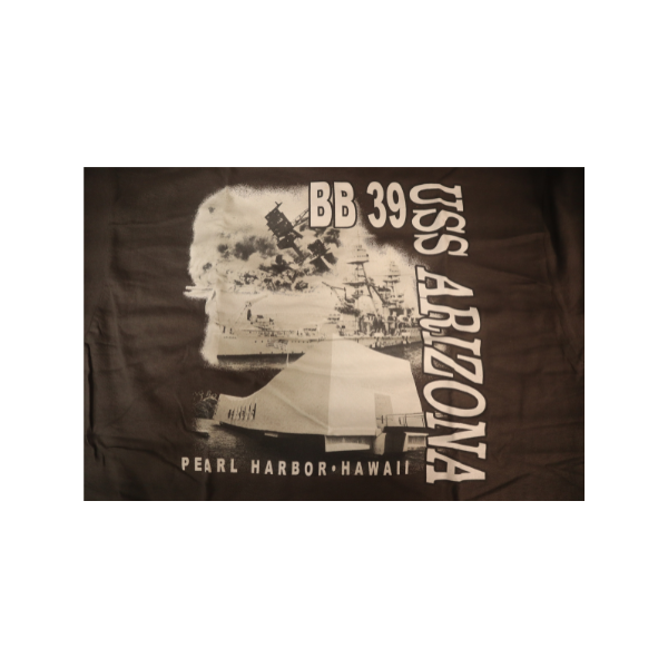 Men&#39;s USS Arizona Cap and T-shirt Combo, Back