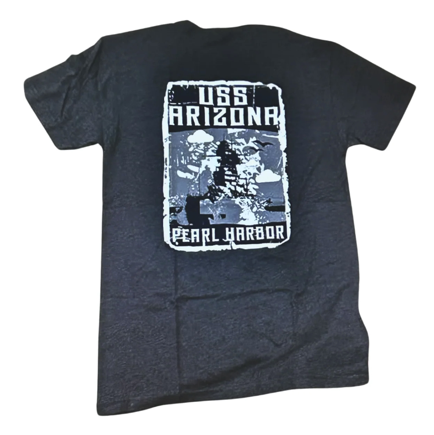 USS Arizona Poster Men&#39;s Tee