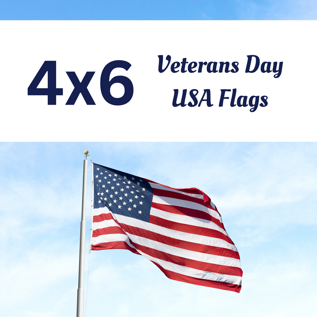 4x6 Veteran's Day USA Flag Flown On USS Arizona Memorial At Pearl Harb