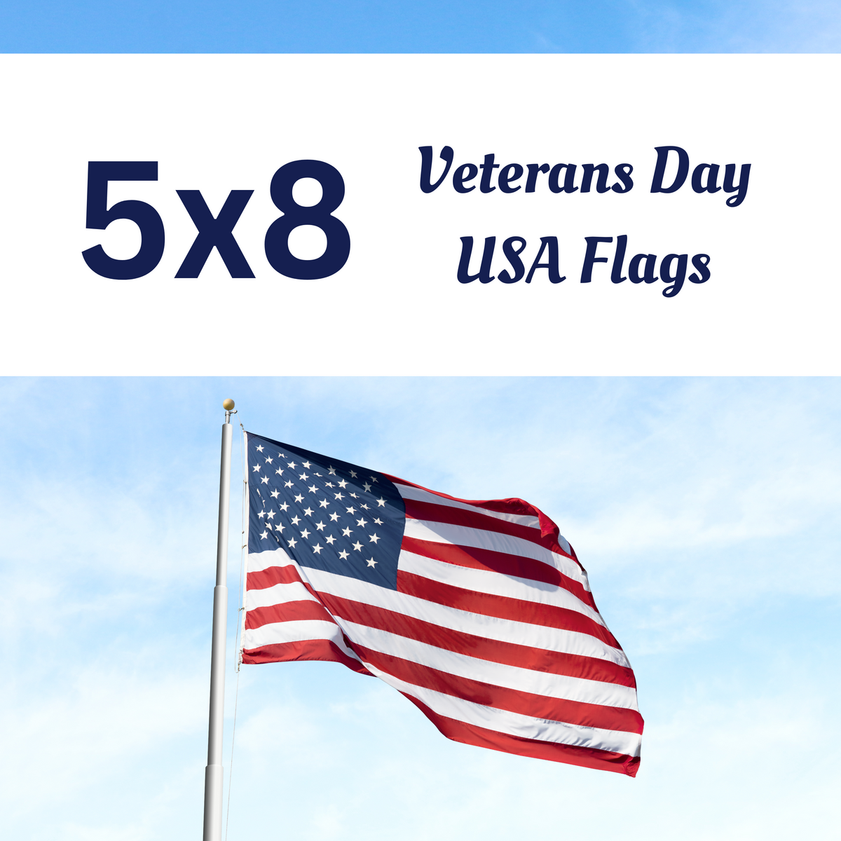 5x8 Veteran&#39;s Day USA Flag Flown On USS Arizona Memorial At Pearl Harbor