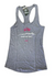 Women's Aloha Diamond Head Tank Top, Heather Gray