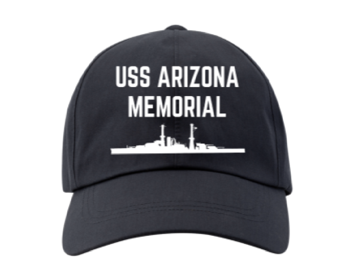 USS AZ MEM SHIP CAP NAVY BLUE