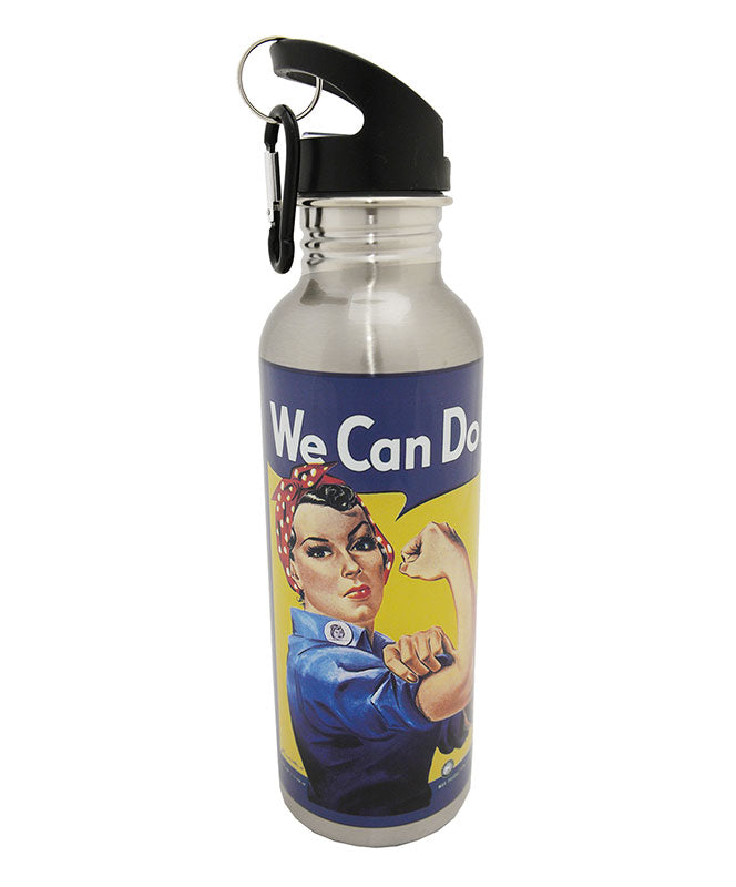 Rosie the Riveter Stainless Steel Water Bottle