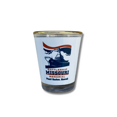 USS Missouri and Arizona Memorial Shot Glass