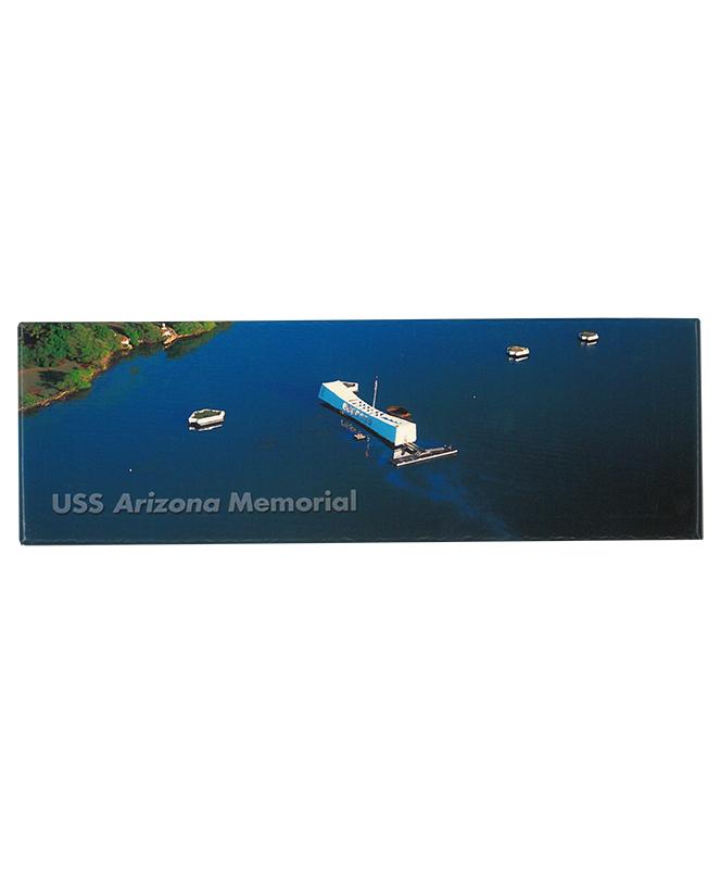 USS Arizona Memorial and Mooring Quays Magnet