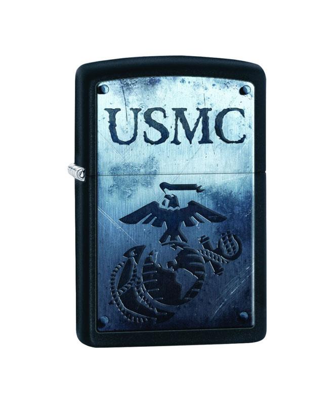 U.S. Marine Corps Black Zippo Lighter