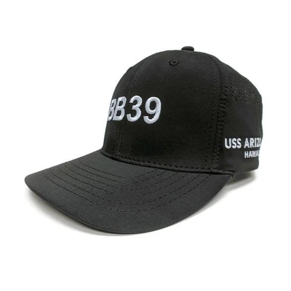 3D BB39 USS Arizona Hat, Black