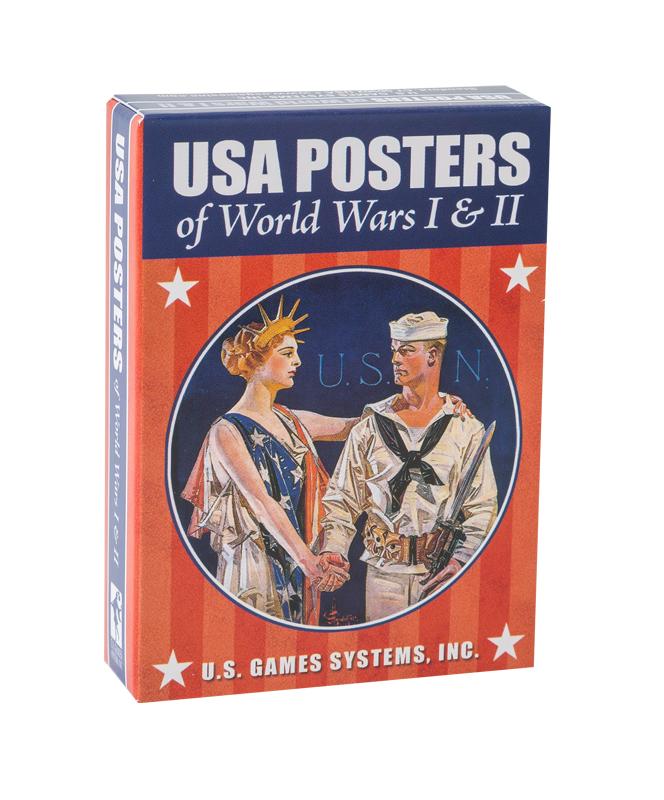 USA Posters of World Wars I &amp; II - Playing Cards