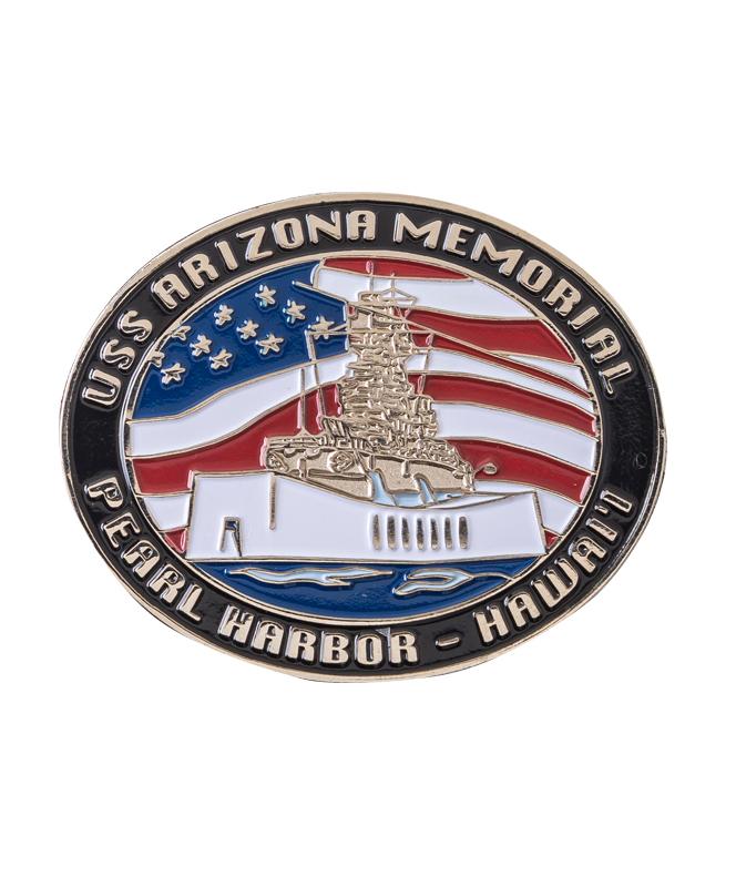 Pearl Harbor Collectible Oval Magnet