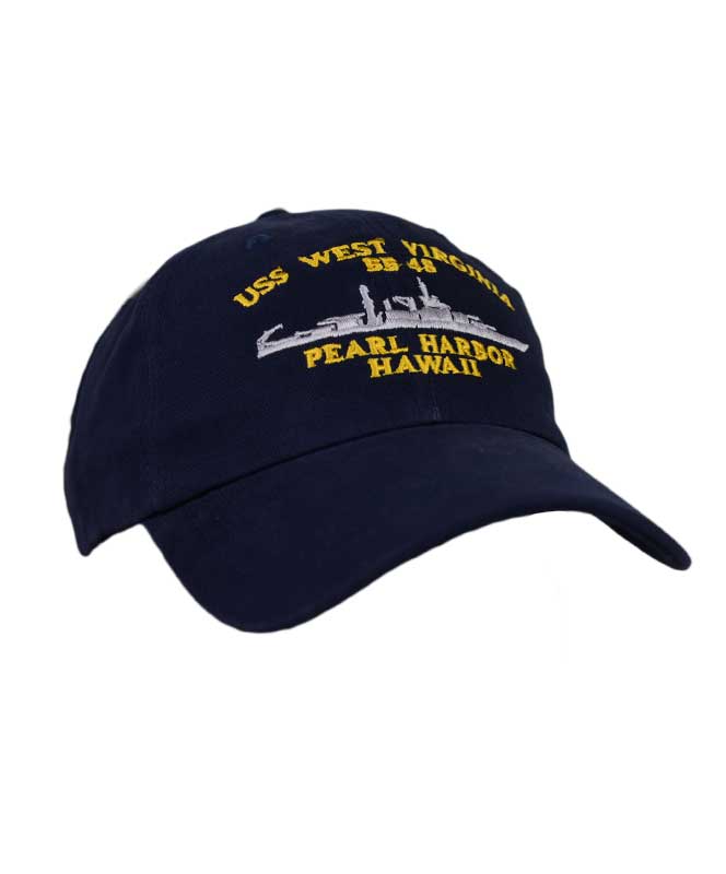 VTG Pearl Harbor, Hawaii Hat Navy Blue Adjustable | eBay
