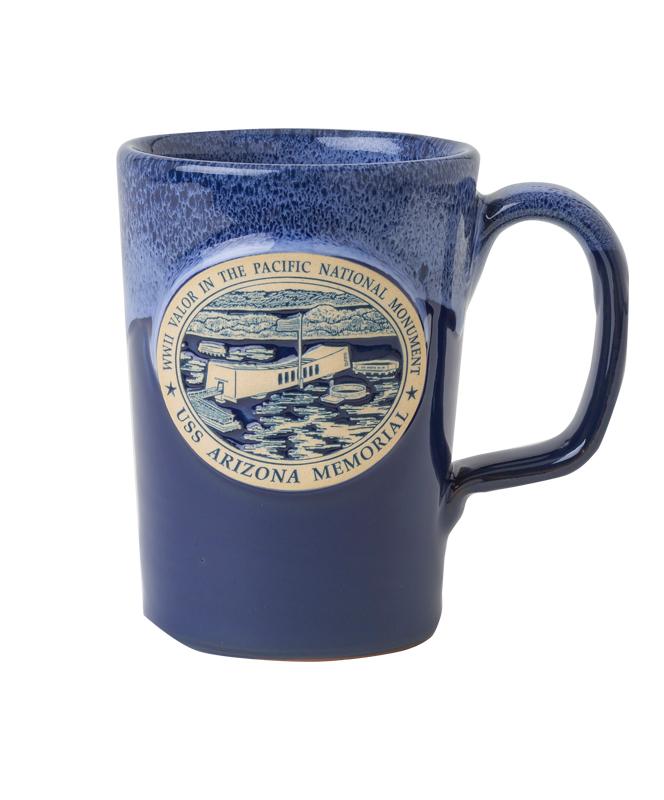 Hand Thrown USS Arizona Memorial Mug, 12 oz.
