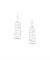 USS Arizona Memorial Tree of Life Earrings, Sterling Silver