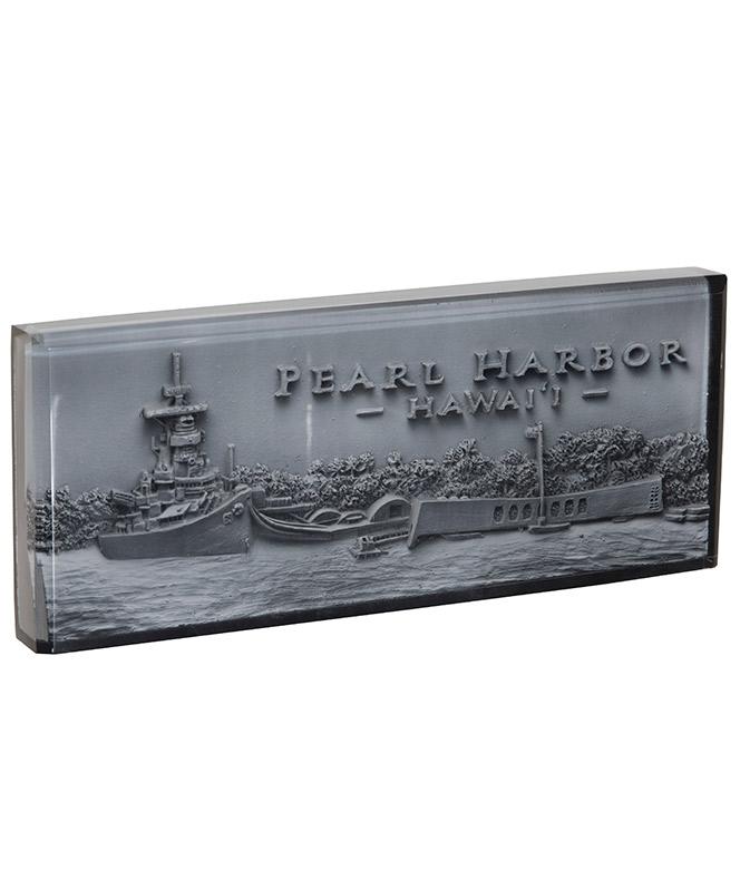Pearl Harbor Resin Paperweight
