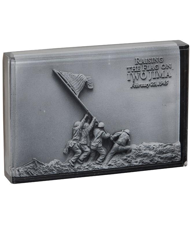 Iwo Jima Resin Paperweight