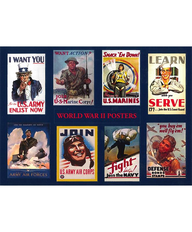 World War II Posters Stickers