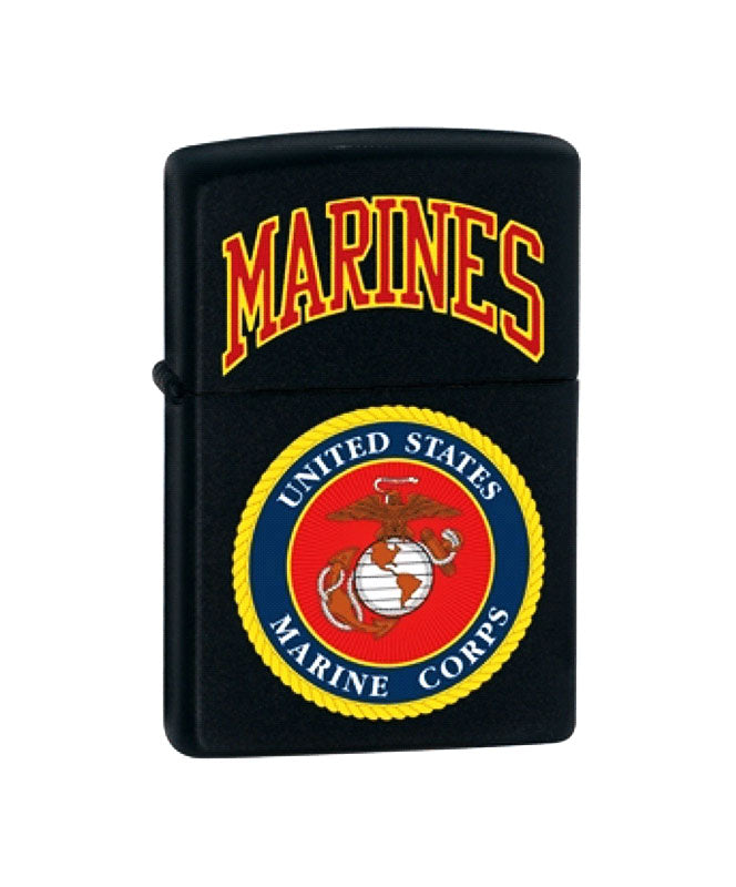 MARINES BLACK ZIPPO LIGHTER