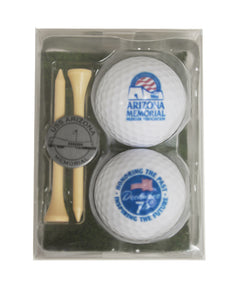 ARIZONA MEMORIAL GOLF BALL SET