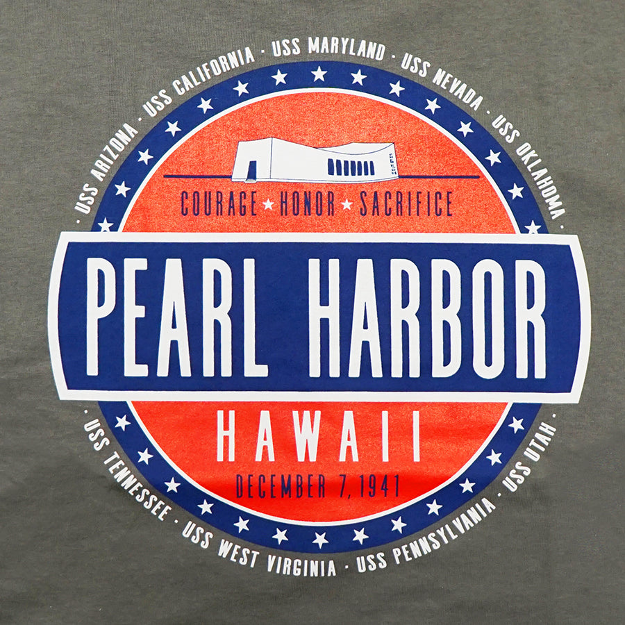 Men&#39;s Circle Pearl Harbor Shirt, Charcoal