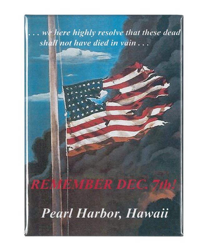 Remember Dec. 7th Pearl Harbor Magnet