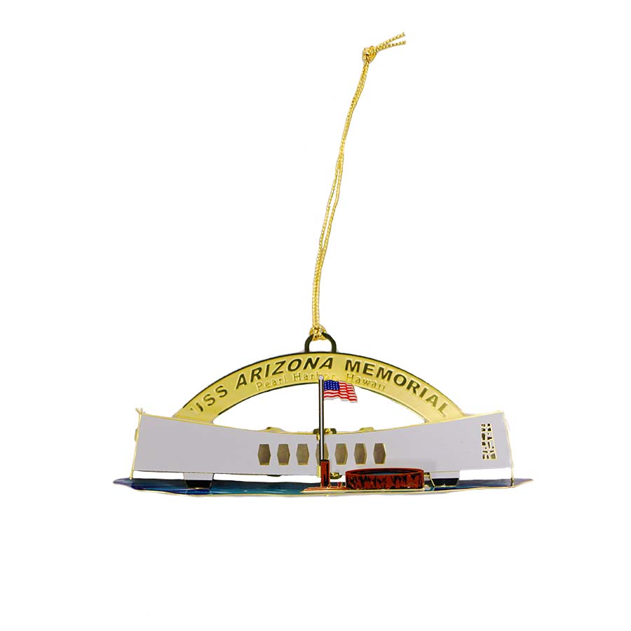 USS Arizona Memorial Christmas Ornament