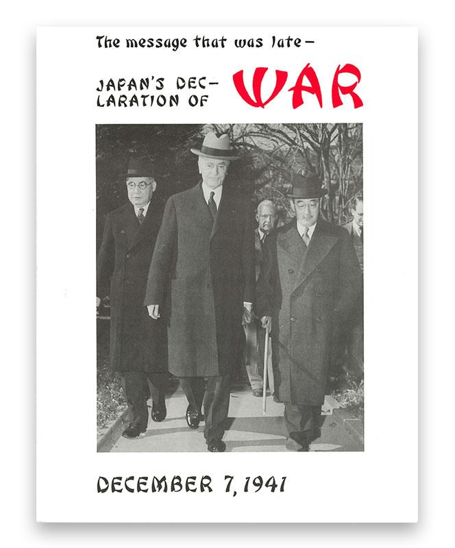 Japan's Declaration of War: December 7, 1941