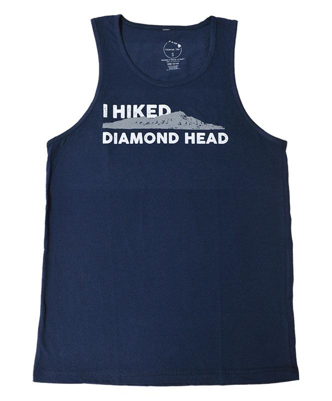 Men's I Hiked Diamond Head Tank Top, Navy