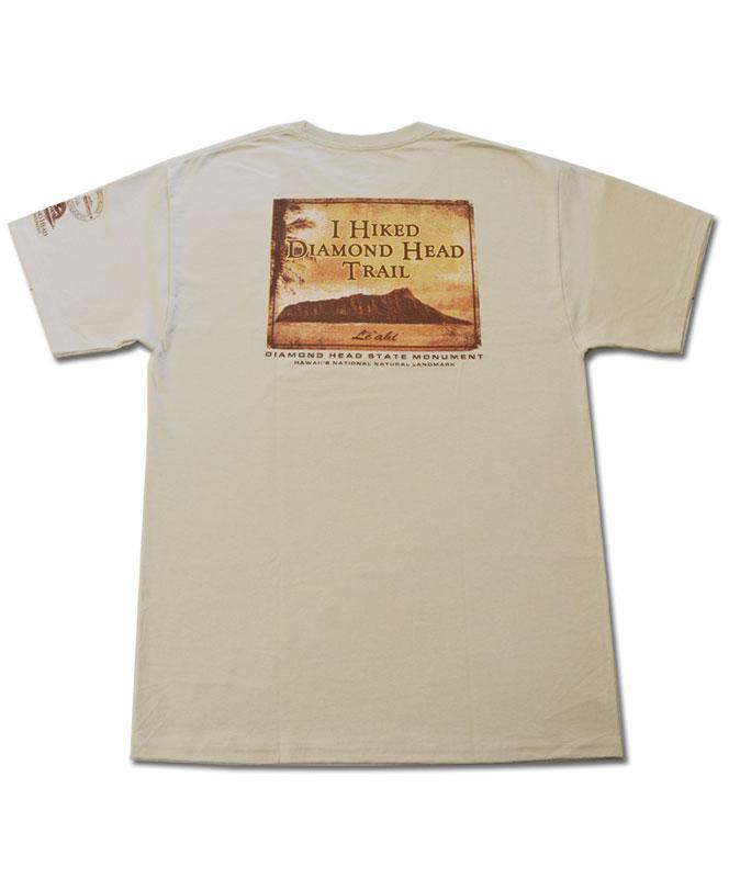 Men&#39;s Diamond Head Vintage T-shirt, Sepia