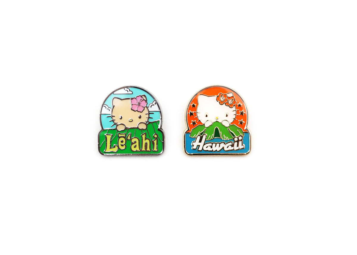 Hello Kitty Hibiscus Pin Set