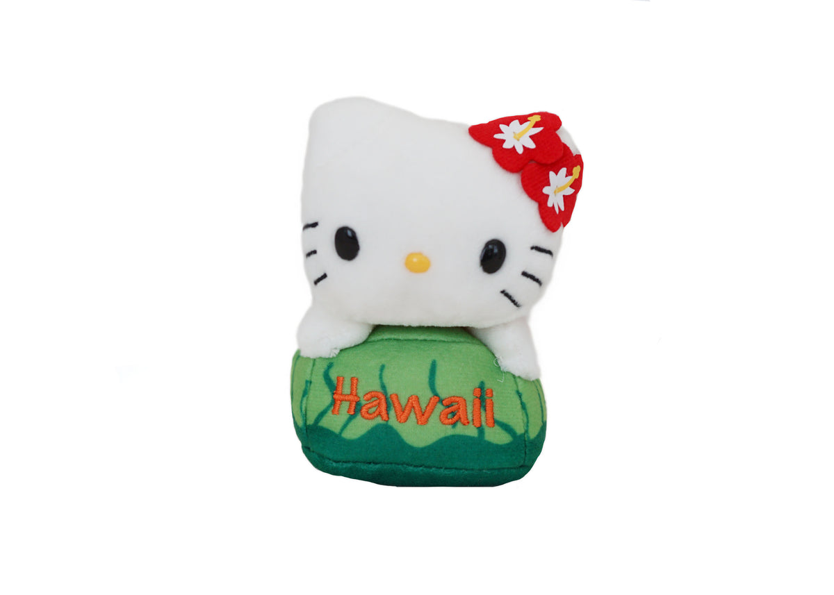 Hello Kitty And Diamond Head Plush Keychain