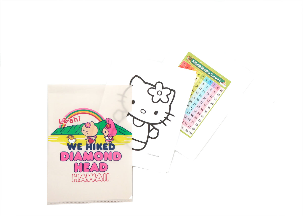 Hello Kitty We Hiked Diamond Head Folder