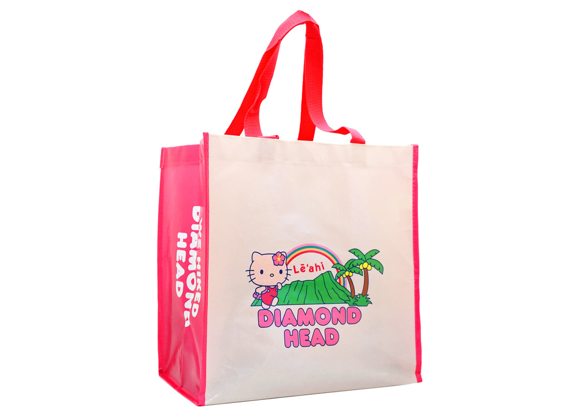 Hello Kitty We Hiked Diamond Head Recycle Tote Bag