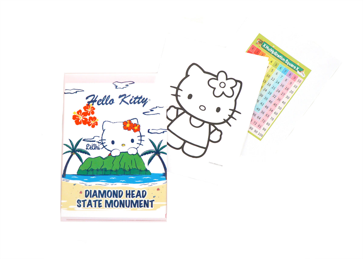 Hello Kitty Hibiscus Diamond Head Folder