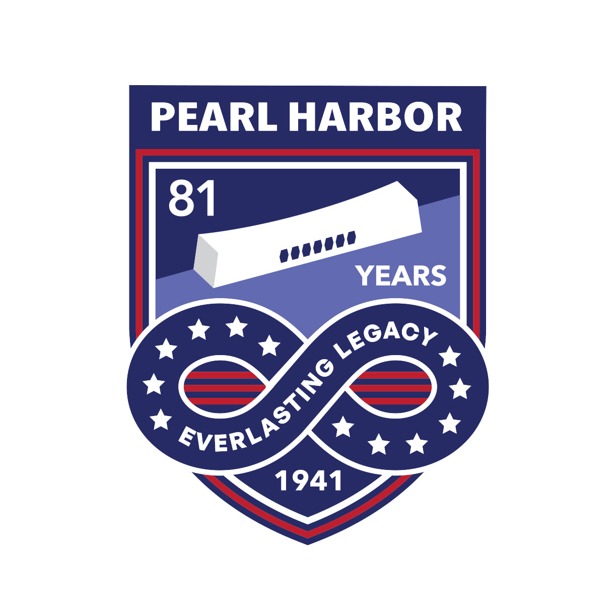 81st Anniversary Logo Sticker