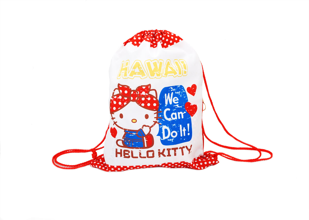 Hello Kitty Rosie Vintage Drawstring Foldable Bag