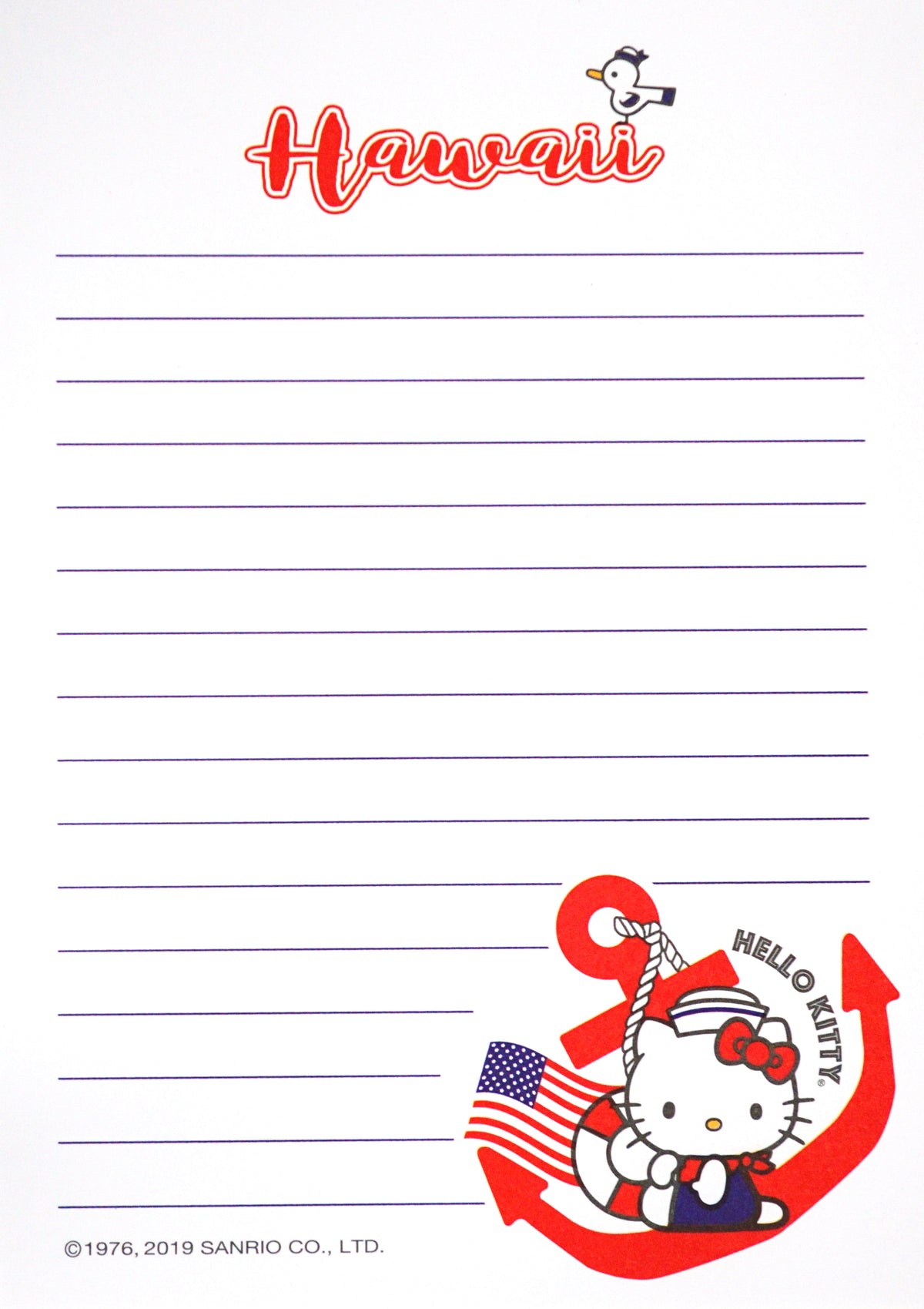 Hello Kitty Sailor Memo Note Pad